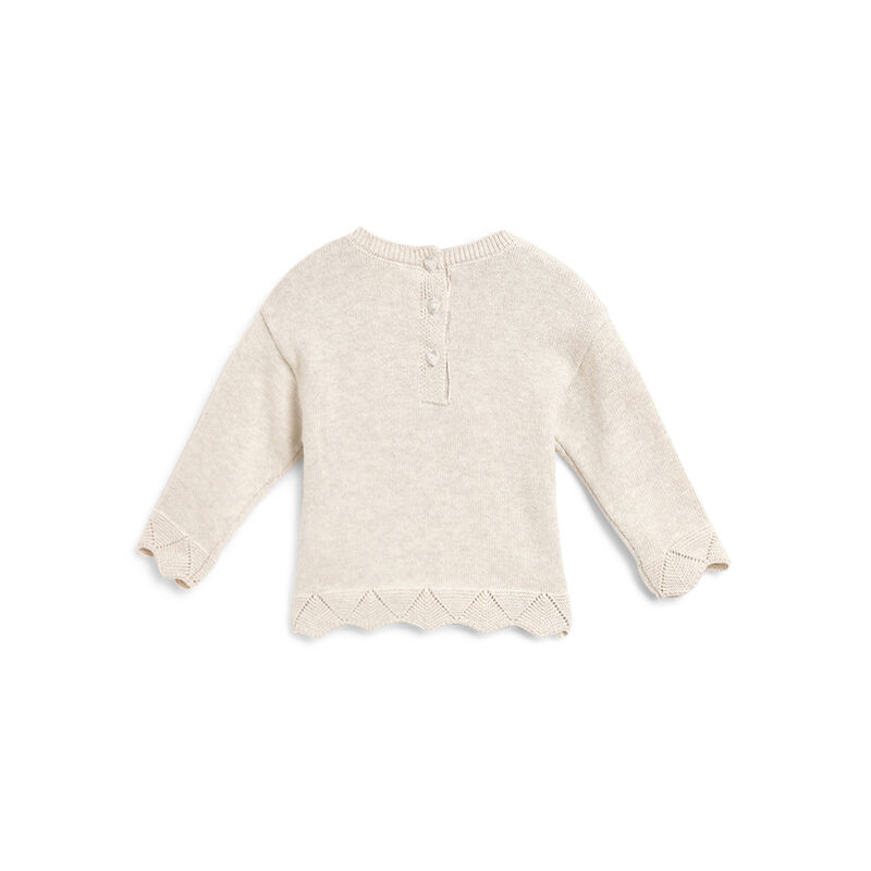 Girls Light Natural Embellished Pullover image number 1